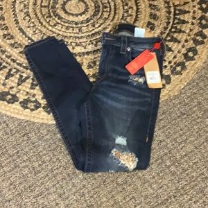 NWT True Religion Jeans Jennie Curvy Sequin Size W30